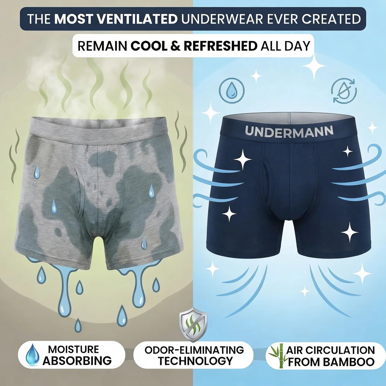 UNDERMANN Bamboo Boxers