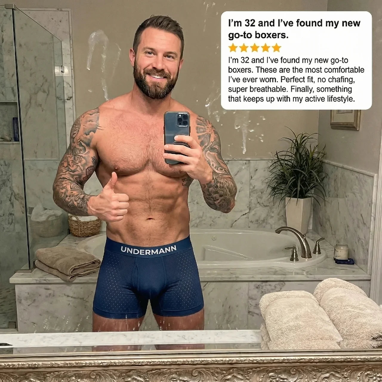 UNDERMANN Bamboo Boxers | All-Day Comfort