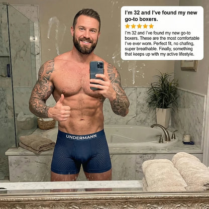 UNDERMANN Bamboo Boxers | All-Day Comfort