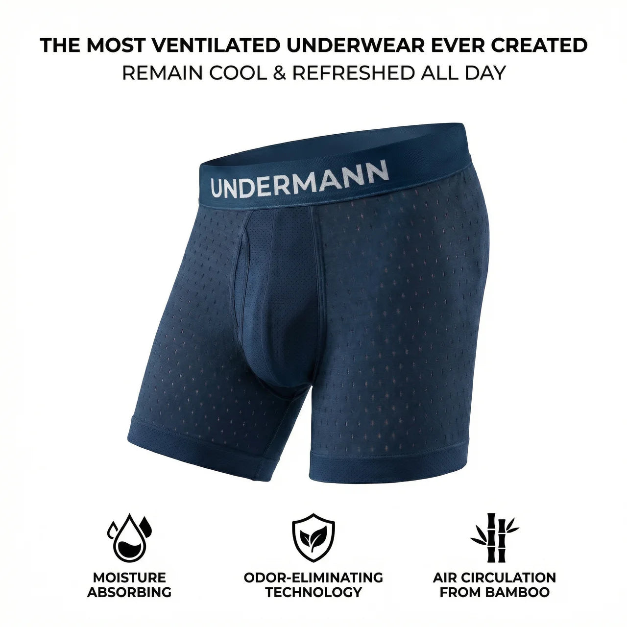 UNDERMANN Bamboo Boxers | All-Day Comfort