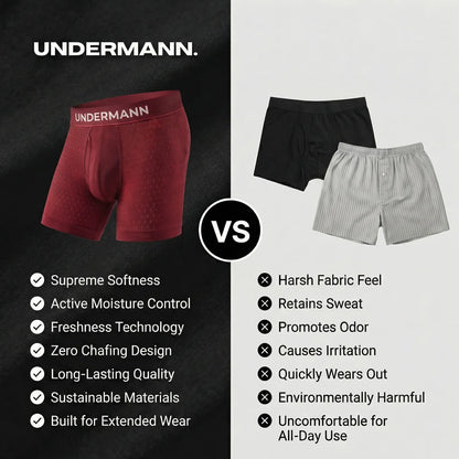 UNDERMANN Bamboo Boxers | All-Day Comfort