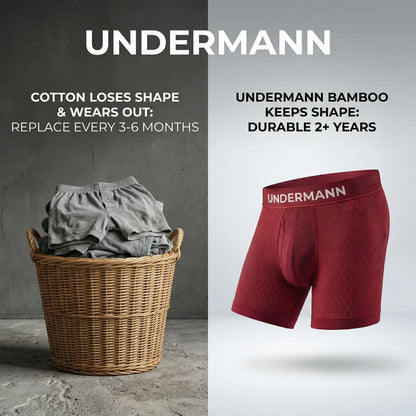 UNDERMANN Bamboo Boxers | All-Day Comfort