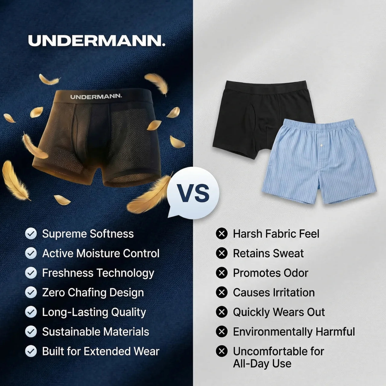 UNDERMANN Bamboo Boxers