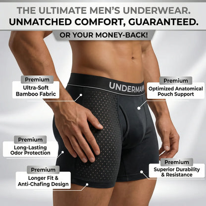 UNDERMANN Bamboo Boxers | All-Day Comfort